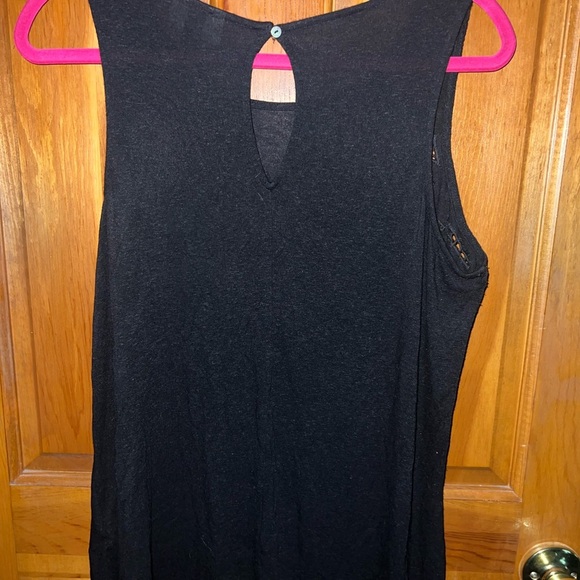 Universal Thread Black Cutout Tank Top - Picture 2 of 3